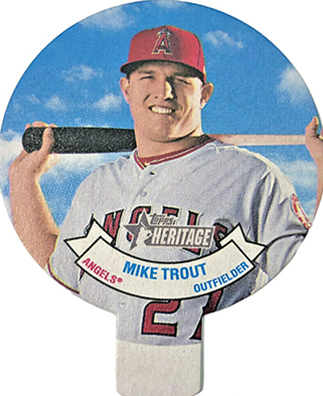 2019 Topps Heritage - [Base] #485.1 - Short Print - Mike Trout