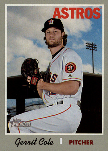 GERRIT COLE 2016 TOPPS HERITAGE CLUBHOUSE COLLECTION GOLD JERSEY #98/9 –  LTDSports