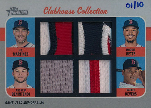  2019 Topps Heritage (1-500) - CLEVELAND INDIANS Team Set :  Sports & Outdoors