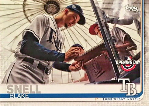  Baseball MLB 2019 Topps Opening Day #196 Blake Snell #196 NM  Near Mint Rays : Collectibles & Fine Art