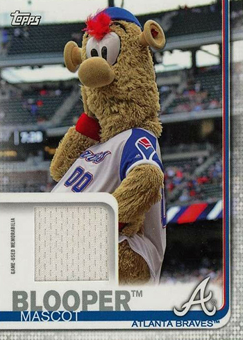  2019 Topps Opening Day Mascots Baseball #M-1 Blooper Atlanta  Braves Official MLB Trading Card : Collectibles & Fine Art