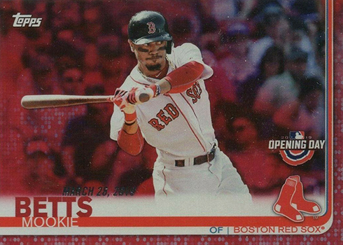 2019 TOPPS TRIBUTE #50 MOOKIE BETTS RED SOX POP 1 PSA 10 B3578520