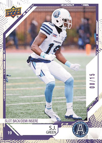 2019 Upper Deck CFL Purple