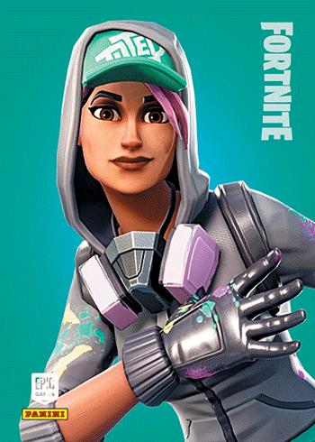 Spooky Team Leader Crystal Shards #237 Panini Fortnite Serie 1 Trading Cards 