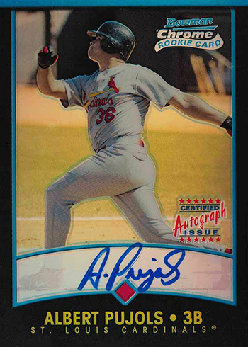 Albert Pujols Autographed 2001 eTopps Rookie Card #143 St. Louis Cardinals  Auto Grade Gem Mint 10 Beckett BAS #15496823