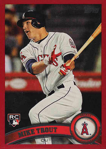 2011 Topps Update Target Red Mike Trout B