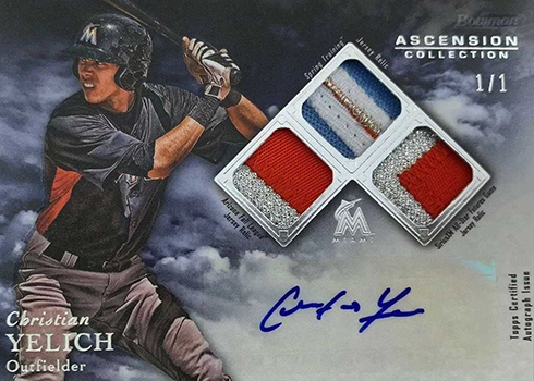 2013 Bowman Inception Ascension Christian Yelich