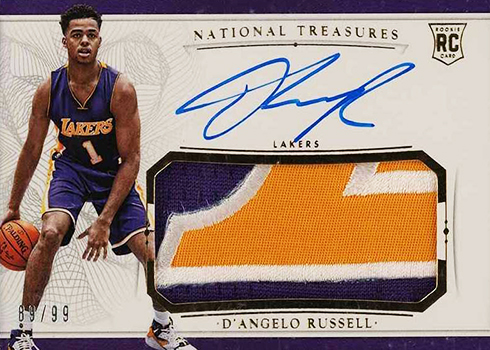 2015-16 Panini National Treasures DAngelo Russell RC