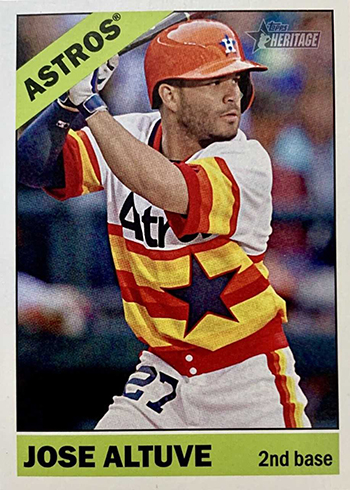 2018 Jose Altuve Topps Now Game Used Astros Players Weekend Jersey Card  #pwr-3a