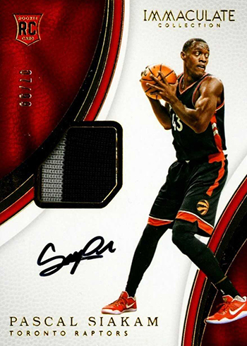 2016-17 Immaculate Collection Pascal Siakam RC