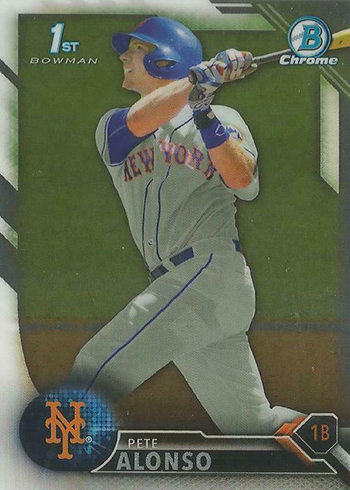 Pete Alonso Rookie Cards Checklist, Top Prospects, RC Gallery