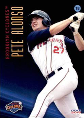 2016 Brooklyn Cyclones Choice Pete Alonso