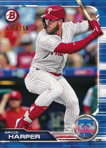 2019 Bowman Baseball Blue Bryce Harper