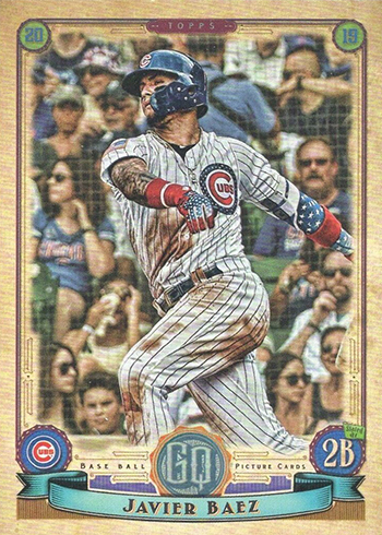  2019 Topps Baseball #310 Javier Baez Chicago Cubs :  Collectibles & Fine Art