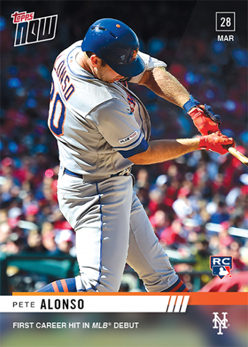 Pete Alonso 2019 Topps Update rookie card – The OC Dugout