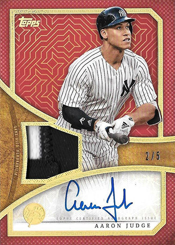 2019 Topps Series 1 Reverence Red Aaron Judge
