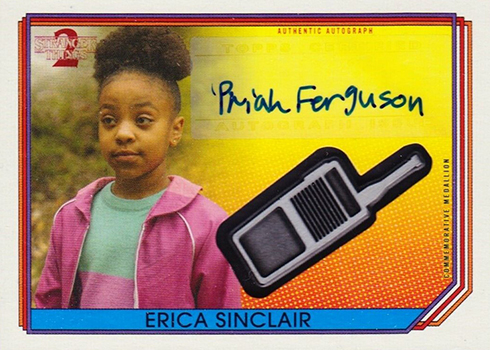 2019 Topps Stranger Things Series 2 Autograph Commemorative Medallion Priah Ferguson