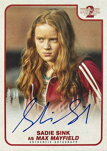 2019 Topps Stranger Things Series 2 Autographs Sadie Sink