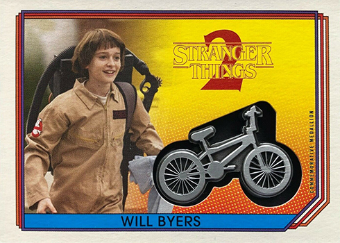 2019 Topps Stranger Things Series 2 Commemorative Medallion Will Byers Bike