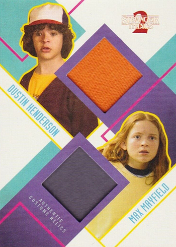 2019 Topps Stranger Things Series 2 Dual Relics Dustin Max