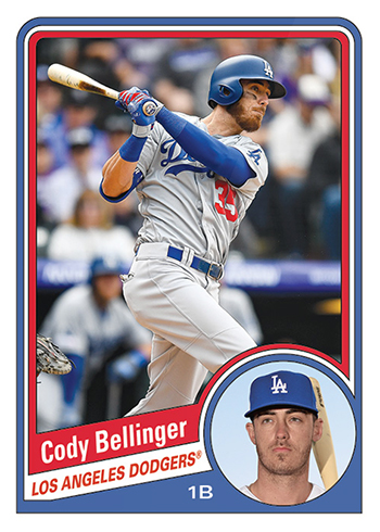 Cody Bellinger 2019 Topps Holiday Relics Card. #WHRCB GU Uniform Piece  NM-Mint