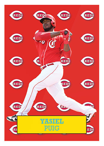  2019 Topps Throwback Thursday Baseball #203 Yasiel Puig  Cleveland Indians 1993 Topps Black Gold Design Print Run 362 : Collectibles  & Fine Art