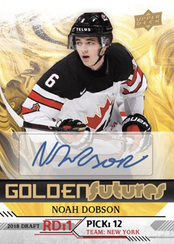 2019 Upper Deck Team Canada Juniors Hockey Golden Futures Autographs