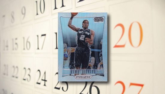 Kawhi Leonard 2016-17 Panini Select Game Worn Jersey - Very