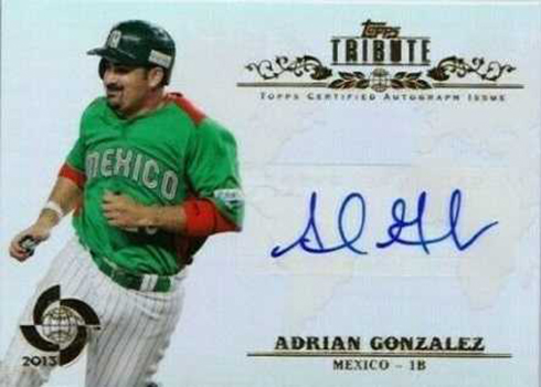 Adrian Gonzalez Signed World Baseball Classic Team Mexi