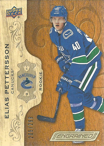 2018-19 Upper Deck Engrained Hockey Elias Pettersson RC