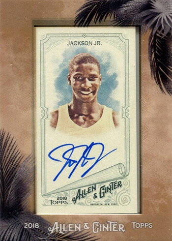 2018 Topps Allen and Ginter Jaren Jackson Autograph