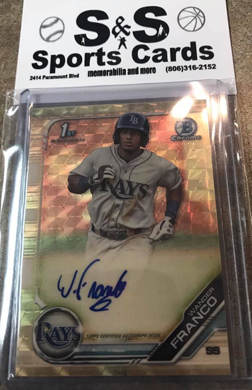 2019 Bowman Chrome Wander Franco Superfractor Autograph Found