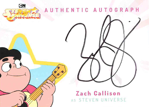 2019 Cryptozoic Steven Universe Autographs Zach Callison