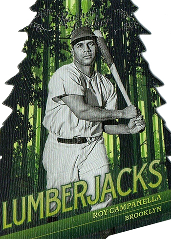 2019 Panini Leather and Lumber Baseball Luberjacks Roy Campanella