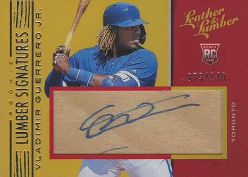  2019 Panini Leather and Lumber Embossed Gold #7 Felix