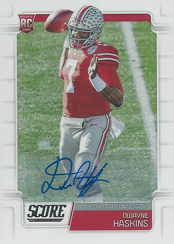 2019 Panini Score Football Inserts complete your set 