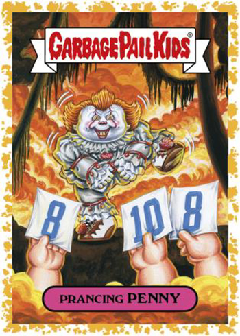 Garbage Pail Kids Oh The Horror Sticker Half Ash 11a 80s Horror 