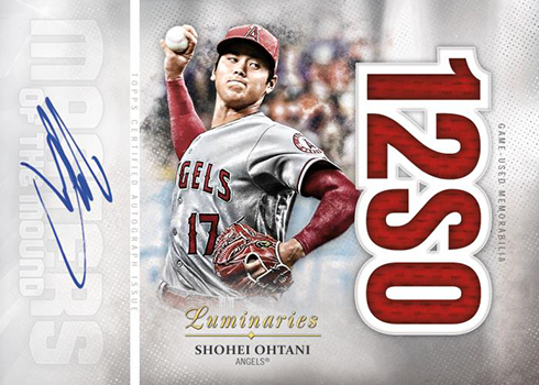  Shohei Ohtani Autograph 2020 Topps Luminaries 2020