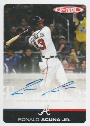 2019 Topps Total Autographs #292A Luke Voit - NM-MT