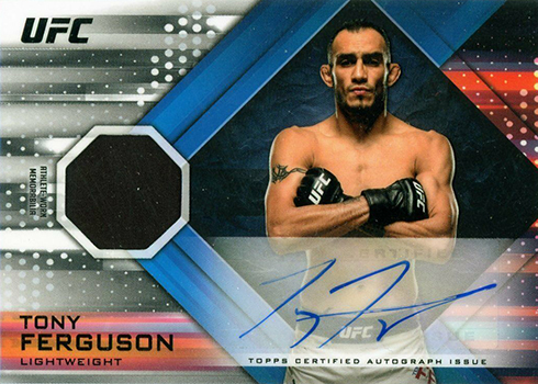 tarjeta paralela TONY FERGUSON Azul SP!!! #58/88 2019 Topps UFC Knockout 