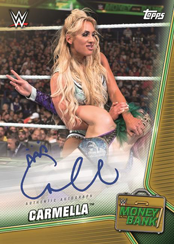 2019 TOPPS NOW MONEY IN THE BANK 4 CARD SPECIAL WWE CARDS 22 23 25 24