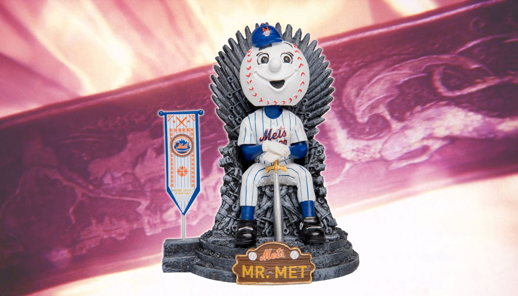 Mr. Met gets a bobblehead for Opening Day