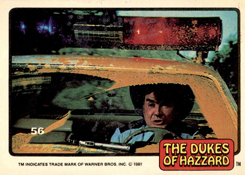1981 Donruss Dukes of Hazzard Stickers 56