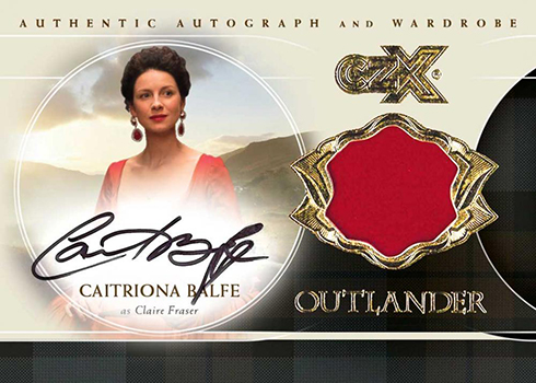 2019 Cryptozoic Outlander CZX Autograph Wardrobe Caitriona Balfe