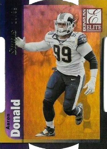 2022 Panini Donruss Elite Football Aaron Donald Star Status Insert