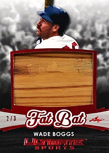 2019 Leaf Ultimate Sports Fat Bat Wade Boggs