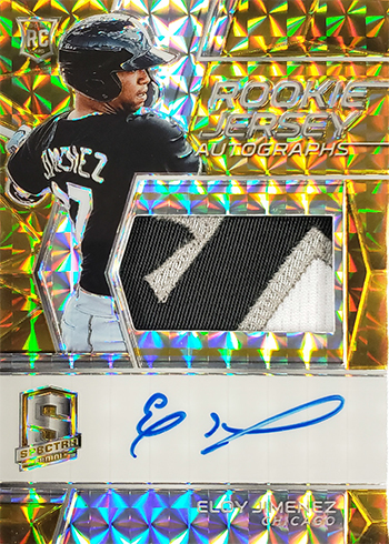 Wilson Contreras Panini Prime 2019 Jersey Materials