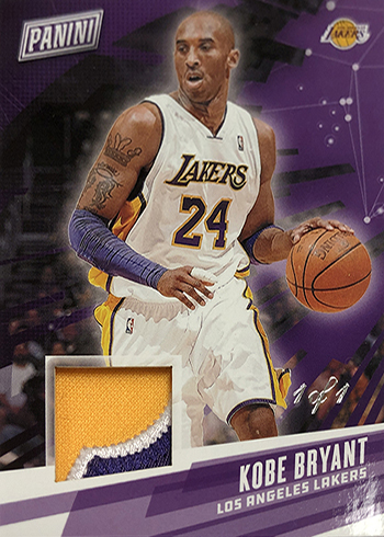 2019 Panini Fathers Day Patch Kobe Bryant