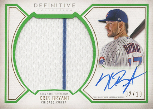 Autograph Warehouse 587617 Kris Bryant Baseball Card - Chicago Cubs, 67  2017 Topps Commemorative Jackie Robinson Patch - No.JRPCKB at 's  Sports Collectibles Store
