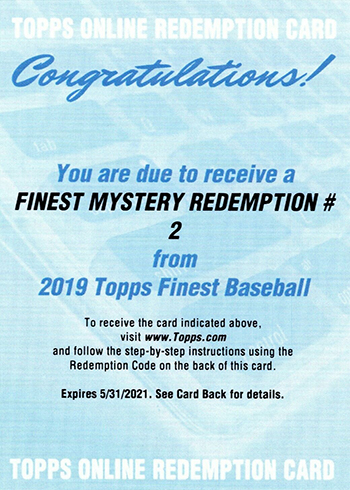 Jonathan Loaisiga 2019 TOPPS FINEST ROOKIE RC #111 NEW YORK YANKEES!